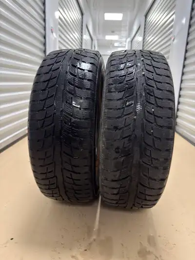 2 Tires Size: 225/60 R17 Winter Tires BF Goodrich Winter Price: $85 for all Clean and ready to insta...
