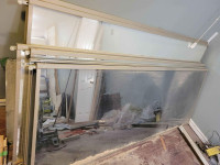 Sliding door mirrors 30x80, 21.5x80 and 24x80 with tracks