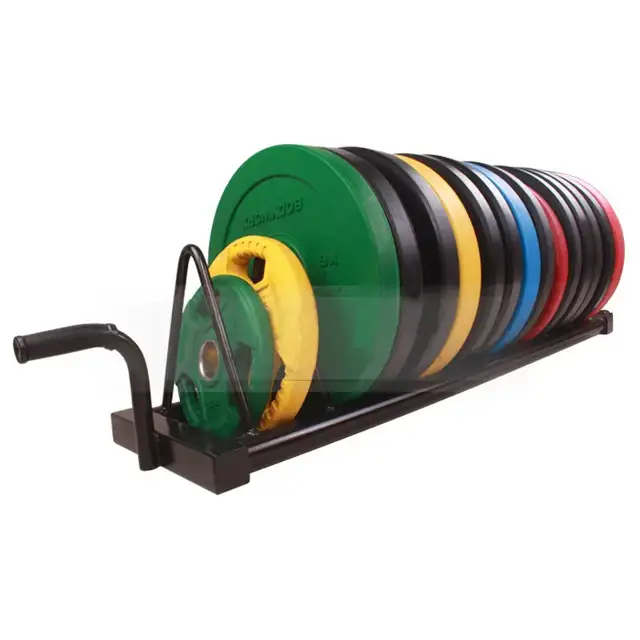 Horizontal Plates Stand Floor Rack *NEW* in Exercise Equipment in City of Montréal - Image 2
