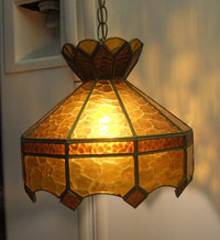 VintageTiffany Style Stained Glass Hanging Pendant Light