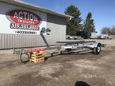 ???? CANADIAN MADE GALVALUME PLUS 4' x 14' STEEL BOAT TRAILER! Built to Last. Designed for the Water...