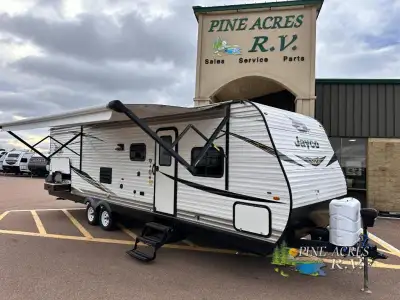 Jayco Jay Flight SLX 8 284BHS travel trailer highlights: Double Size Bunks It's a certified pre-owne...