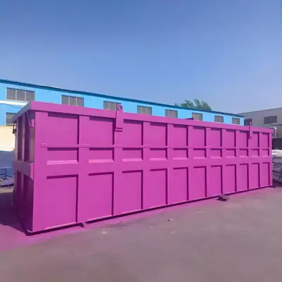Super B Trailer Bins 32ft & 28ft Heavy-Duty Steel Construction for Demolition & Recycling VZ38548 Sa...
