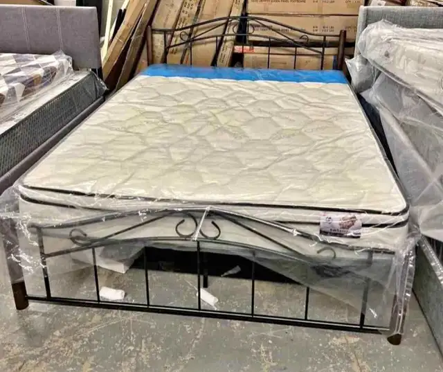 Mattress Frame Bundle – Mattress + Frame Only in Bedding in Markham / York Region - Image 2