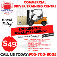 Forklift Training License | Special Offer | $49