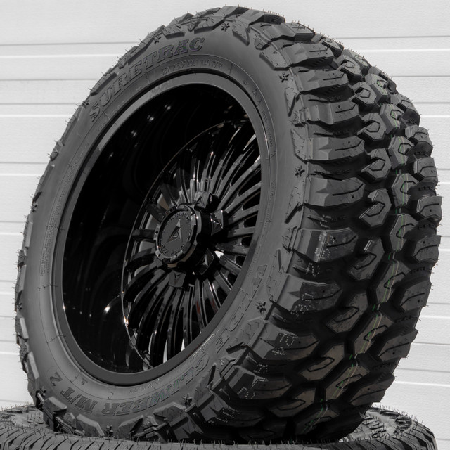 FINALLY IN STOCK!!! 5, 6, 8 BOLT 20x10 Gloss Black wheels in Tires & Rims in Regina - Image 2