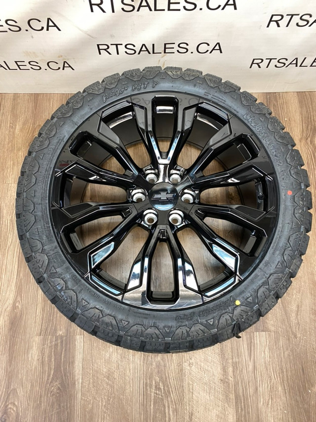 285/45/22 All Weather tires rims GMC Chevy 1500 22 inch 6x139 in Tires & Rims in Mississauga / Peel Region - Image 4
