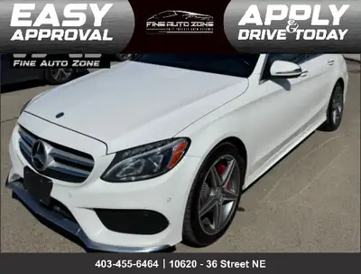 2016 Mercedes-Benz C300 4MATIC | AWD | Sunroof | Heated Seats | Backup Camera | 175,472 KM 2.0L Turb...