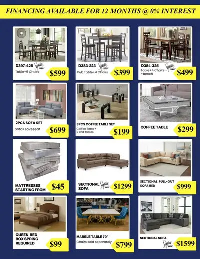 Floor models furniture clearance- EVERYTHING MUST GO!!!, View more