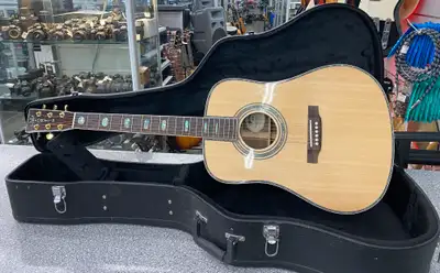 D45 Style Dreadnought Acoustic Guitar Replica Martin Item # 1388878 Includes case Great condition We...