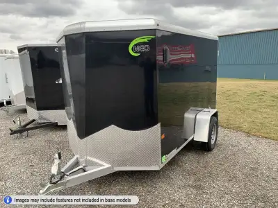 Neo All-Aluminum 6'x10' Enclosed Trailer - Loaded with standard features like a Seamless Aluminum Ro...