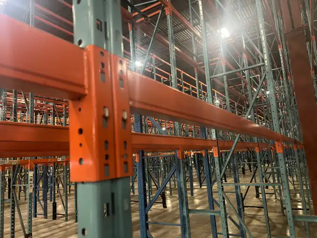 Used Redirack pallet racking beams 8’6 x 3”  ON SALE $15 EACH