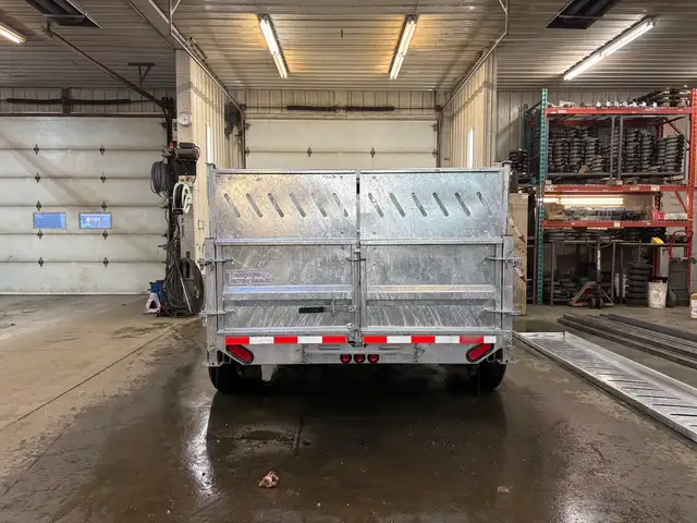 2025 Weberlane DOMPEUR 6' X12' 2ESSIEUX 5200LB.AVEC REHAUSSE CON in Cargo & Utility Trailers in Laval / North Shore - Image 7