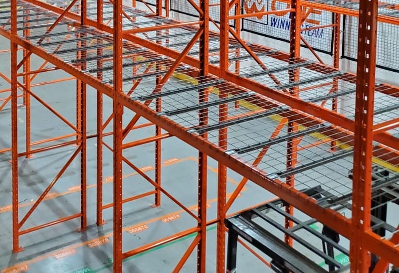 New wire mesh decking for pallet racking Industrial Shelving & Racking Mississauga / Peel