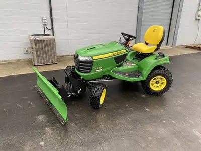 2023 John Deere X739 Signature Series Compact Lawn Tractor w/ 24 hrs. 4WD, 4 wheel steer. 25 HP Gas...