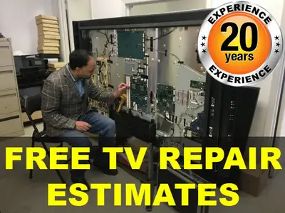 TV REPAIR IN MISSISSAUGA! BRAMPTON!  VAUGHAN! OAKVILLE!, View more
