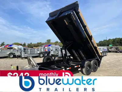 SALE!! REGULAR $12,485 NOW ONLY $11,675!! Bluewater Southland Trailers Tandem Axle Dump Trailer 15,4...