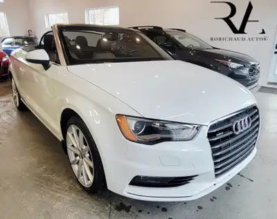 Audi A3 2.0T Quattro 2015 – Décapotable - 18 995$ + taxes Superbe Audi A3 Décapotable 2.0T Quattro 2...