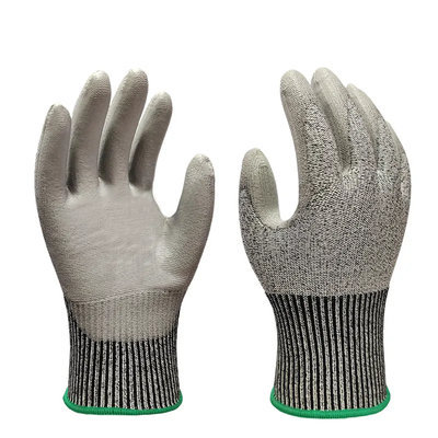 5Pack Safety Work Gloves Level 5 Cut Resistant PU Coated SB26003, View more