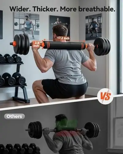 FEIERDUN 4-in-1 Dumbbells - 20-90 lb Set in Exercise Equipment in Ottawa - Image 5