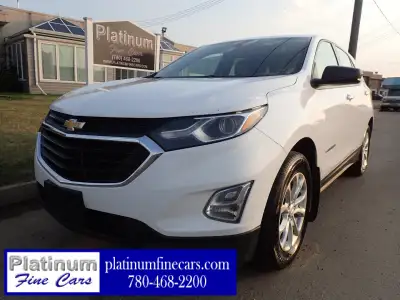 Beautiful White 2018 Chevrolet Equinox LS AWD, Remote Starter, Air Conditioning, Heated Seats, Back...