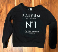 Parfum De L’Amour No. 1 Crew Neck Sweatshirt NEW!! (Size: Small)