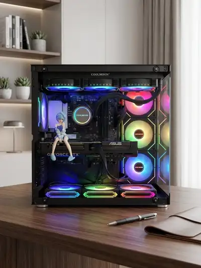 Best seller GAMING PC AMD Ryzen 7 7800X3D ,32G, 1TB SSD RTX 5070, View more