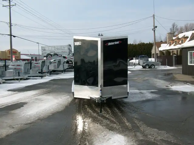 2025 Weberlane 6' X 12' V-NOSE 2 ESSIEUX rampe contracteur vtt m in Cargo & Utility Trailers in Laval / North Shore - Image 3