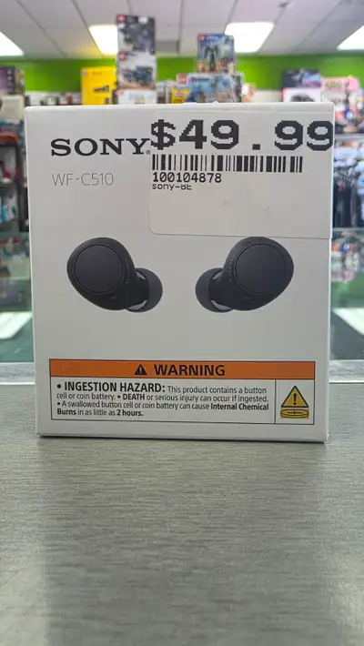 SONY WF-C510 Wireless Earbuds - BRAND NEW - Colors available: Black, White - ALL DAY COMFORT: Light...