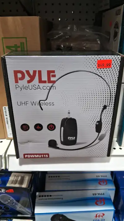 PYLE UHF BT MICROPHONE UHF WIRELESS, View more