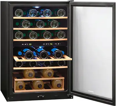 Frigidaire 38-Bottle Two-Zone Wine Cooler, View more