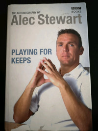 Playing For Keeps:Alec Stewart Autobio,Hardcover,Great condition