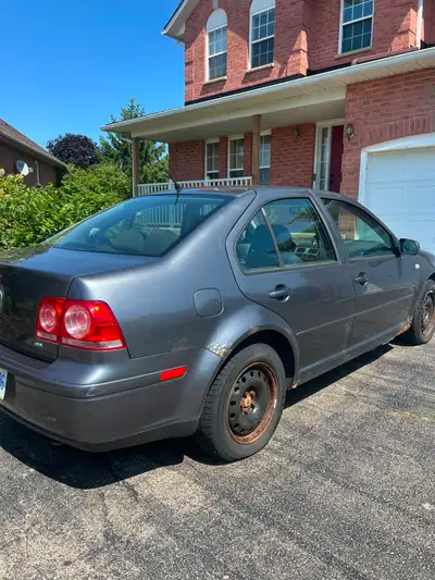 VW Jetta City in "AS IS" condition. 4 All season tires on RIMS are also included. Has NOT been turne...