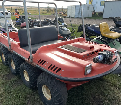 TECUMSEH SINGLE CYL ENGINE. NEW FUEL PUMP, NEW BATTERY, WINCH, NEW CHAIN & TUBES. DRIVES WELL & HAS...