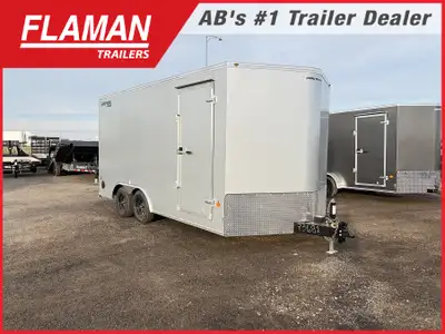 2027 ROYAL 8.5'X16' + 2' V-NOSE ENCLOSED CARGO TRAILER Color: Silver Length: 16' Straight Wall + 2'...
