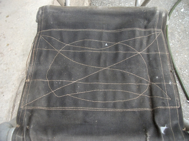 Three vintage heavy duty Folding Camp Stools in Patio & Garden Furniture in Belleville - Image 4
