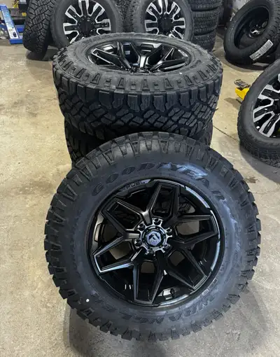 SKU#: FC854MX18906301-171294049 20042026 Ford F-150 Fuel FLUX Rims with Goodyear Duratrac Tires PRIC...