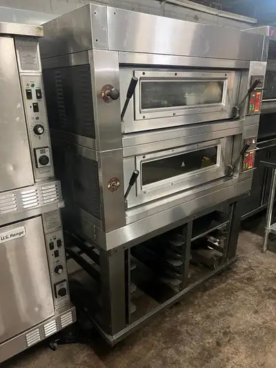 Moretti forni Amacb1ul electric double deck pizza oven only$8995, View more