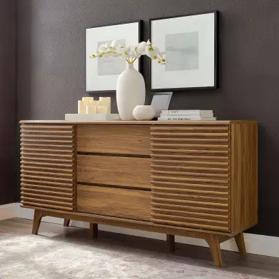 modway Render 63" Sideboard Table / TV Stand in Walnut - PICK UP, View more