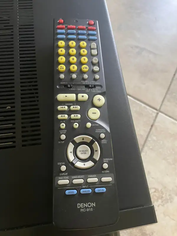 Denon AVR-1803 A/V receiver with Dolby Digital EX, DTS-ES, and P in Stereo Systems & Home Theatre in City of Toronto - Image 7