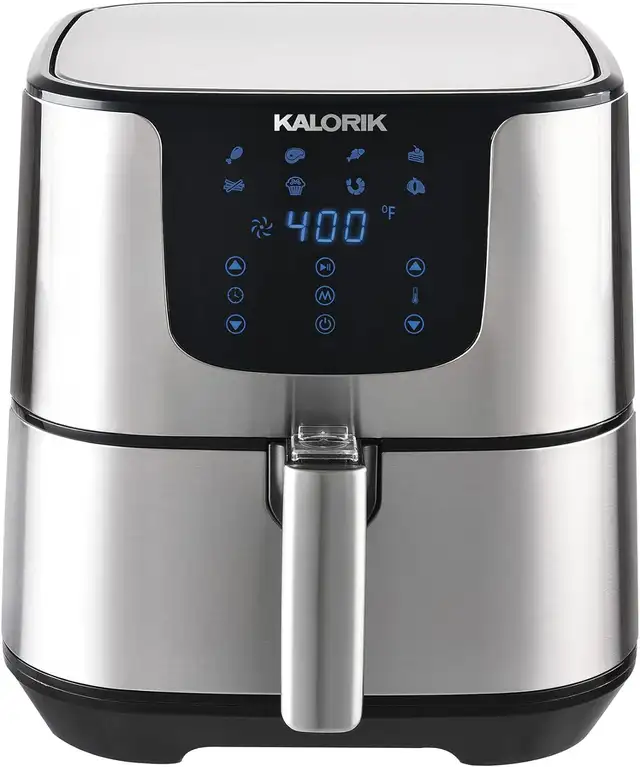 Kalorik Pro Digital Air Fryer 3.3 Qt, Stain Steel $49.99 No Tax!628637331918091223