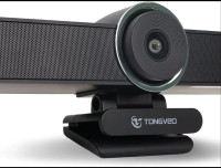 Conference Webcam with Microphone and Speaker, USB 1080P Web Cam