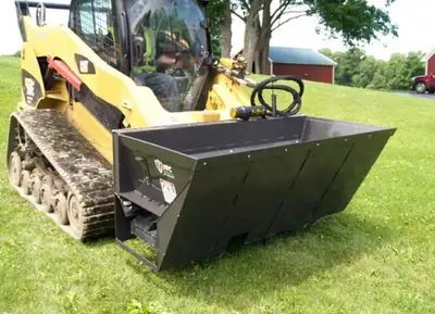 Available for skid steer and track loaders. Widths of 60" (0.55 cu ft) and 72" (0.68 cu ft) to use w...