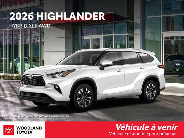 2026 Toyota Highlander Hybrid XLE *** Disponible Bientôt *** in Cars & Trucks in City of Montréal - Image 2