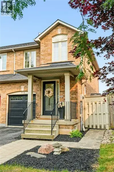 Welcome to this beautifully renovated end-unit freehold townhome in one of Burlington's most sought-...