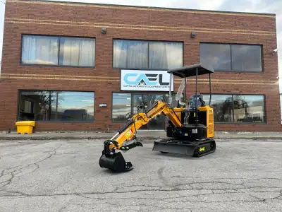 Finance Available: Brand new 1.5 ton Excavator with B&S engine, hydraulic thumb, side controls at LO...