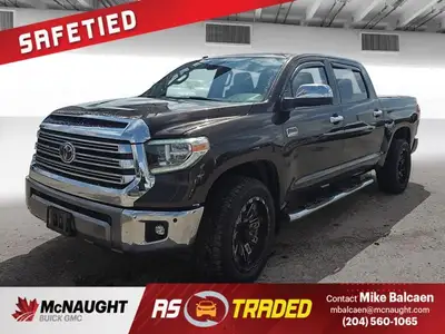 Experience proven capability and premium comfort with the 2018 Toyota Tundra Platinum, featuring 260...