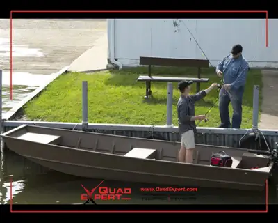 2026 Smoker Craft Jon 1648 TL Mossy Oak Bottomland A rugged, wide-body aluminum jon boat built for m...