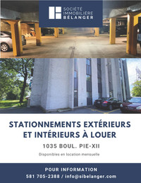 Espace de stationnement intérieur ou extérieur à Sainte-Foy