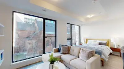 Two modern towers in vibrant Centretown with a walk score of 98 Steps away from award-winning restau...